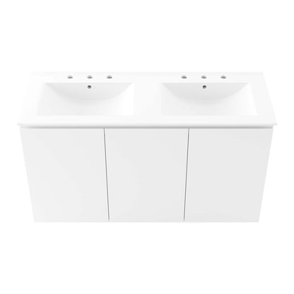 Bryn Wall-Mount Bathroom Vanity Basin Included by Modway
