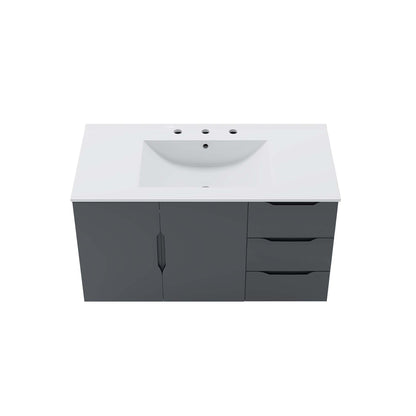 Vitality Bathroom Vanity Basin Included by Modway