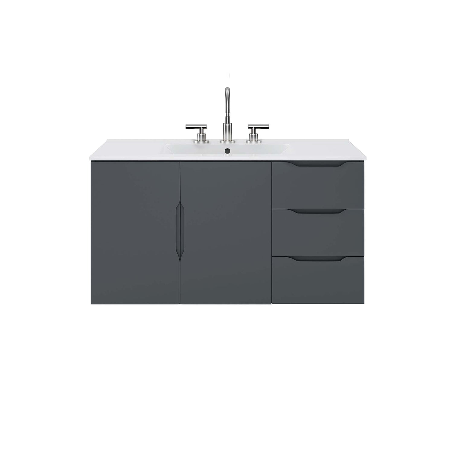 Vitality Bathroom Vanity Basin Included by Modway
