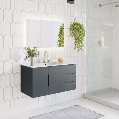 Vitality Bathroom Vanity Basin Included by Modway
