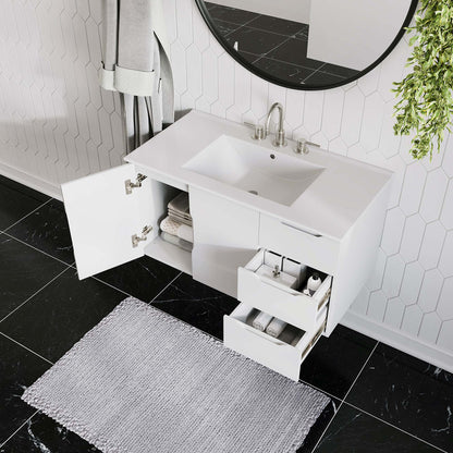 Vitality Bathroom Vanity Basin Included by Modway