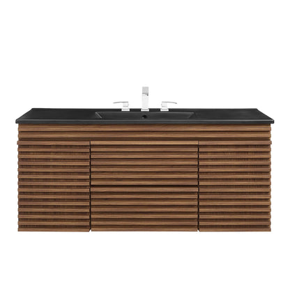 Render 48&quot; Wall-Mount Bathroom Vanity Basin Included By HouseBean