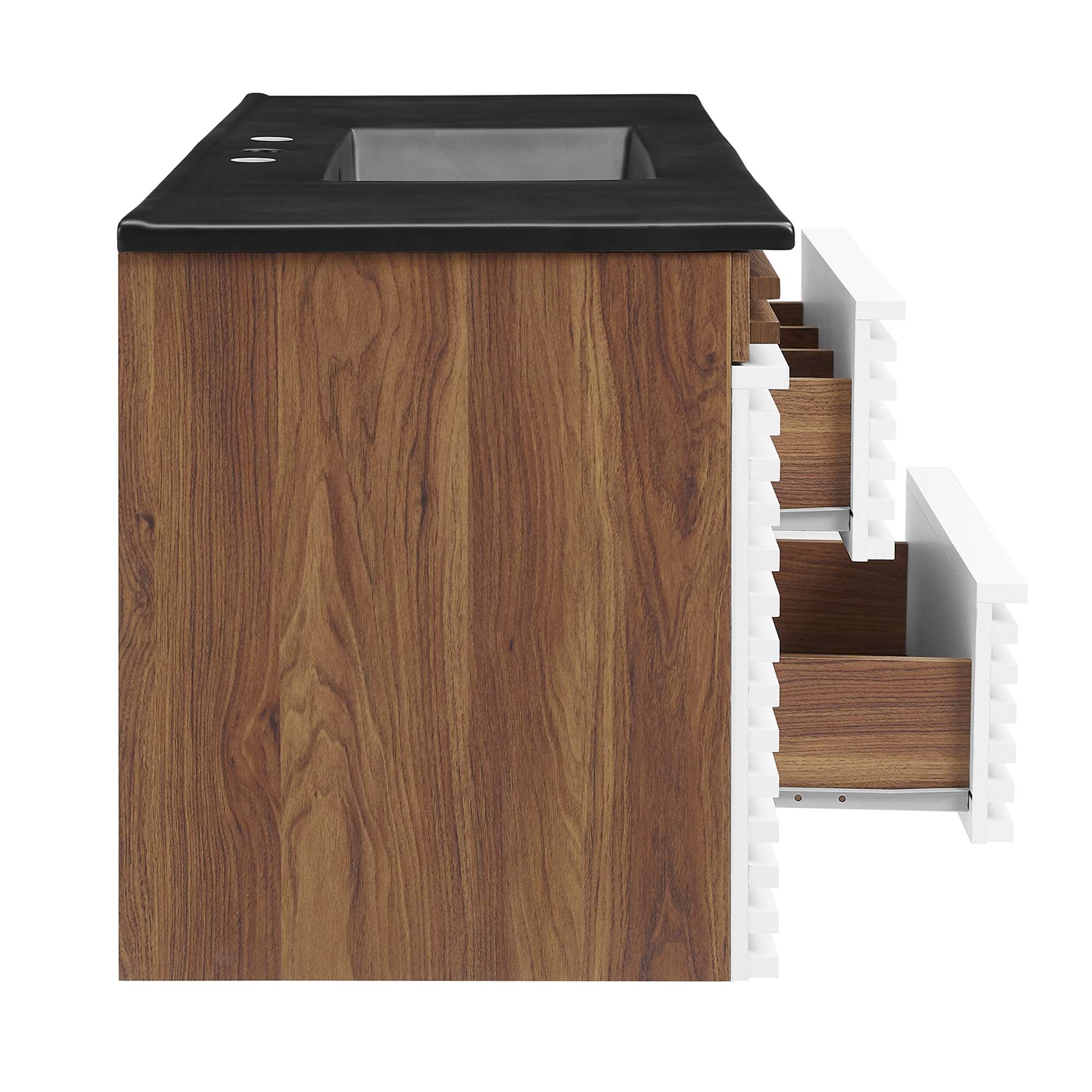 Render 48&quot; Wall-Mount Bathroom Vanity Basin Included By HouseBean