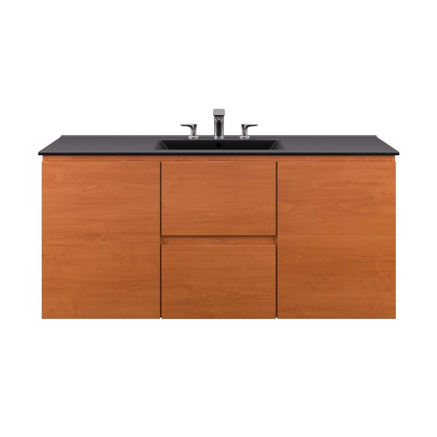 Scenic Wall-Mount Bathroom Vanity Basin Included by Modway