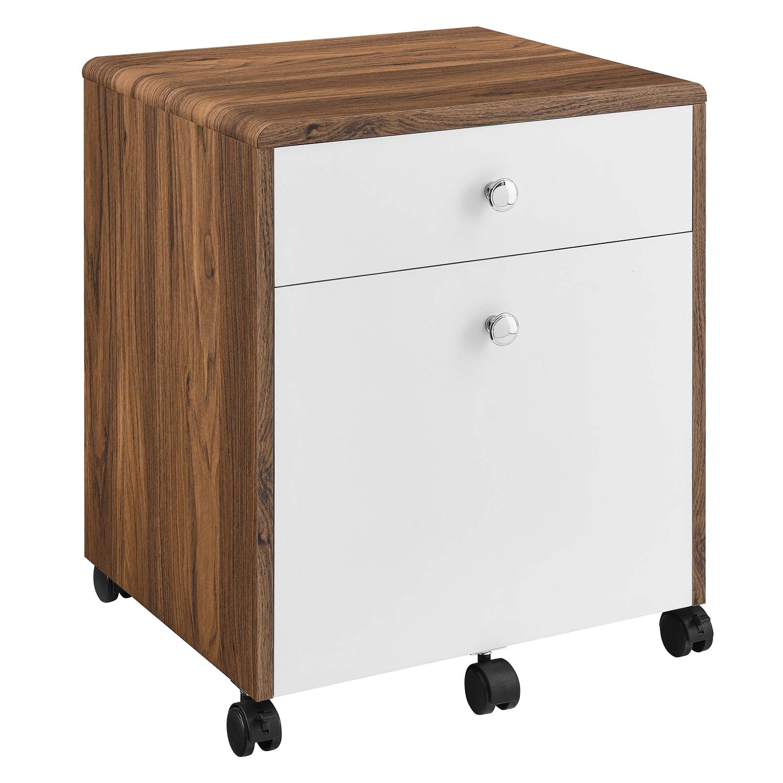 Transmit Wood Desk and File Cabinet Set By HouseBean