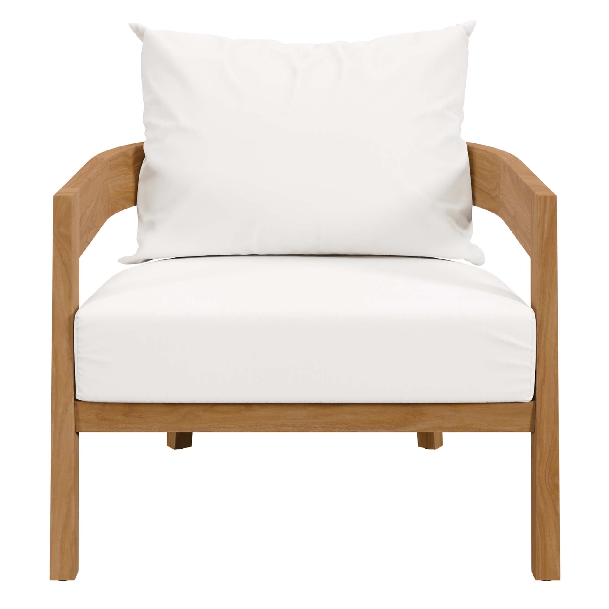 Brisbane 3-Piece Teak Wood Outdoor Patio Set by Modway