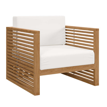 Carlsbad 	3-Piece Teak Wood Outdoor Patio Outdoor Patio Set by Modway