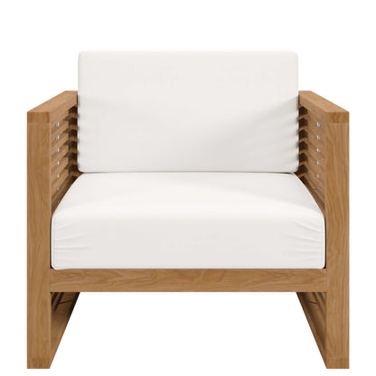 Carlsbad 	3-Piece Teak Wood Outdoor Patio Outdoor Patio Set by Modway