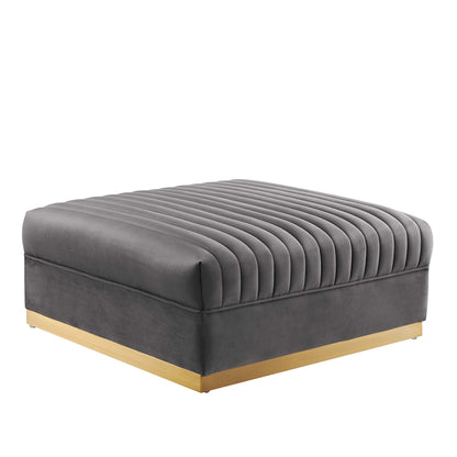 Sanguine Channel Tufted Performance Velvet 6-Piece Modular Sectional Sofa by Modway
