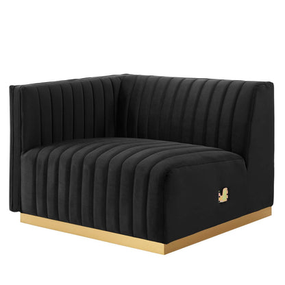 Conjure Channel Tufted Performance Velvet Loveseat By HouseBean