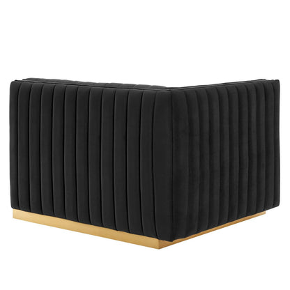 Conjure Channel Tufted Performance Velvet Loveseat By HouseBean