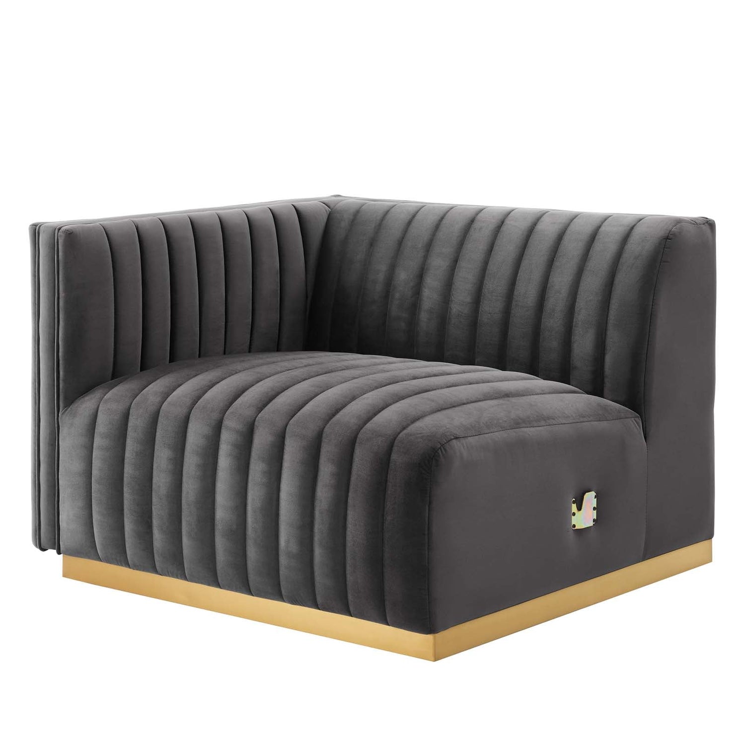 Conjure Channel Tufted Performance Velvet Loveseat By HouseBean