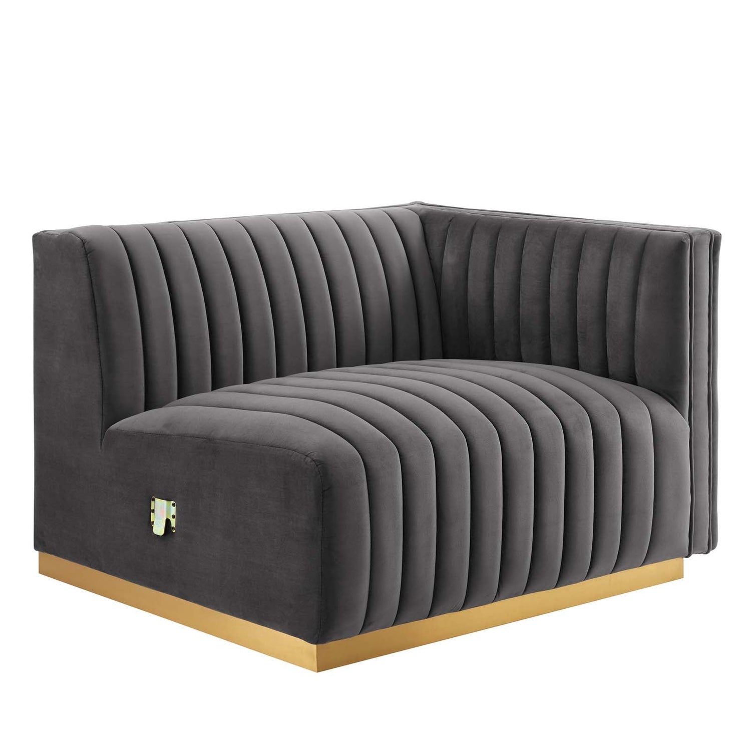 Conjure Channel Tufted Performance Velvet Loveseat By HouseBean