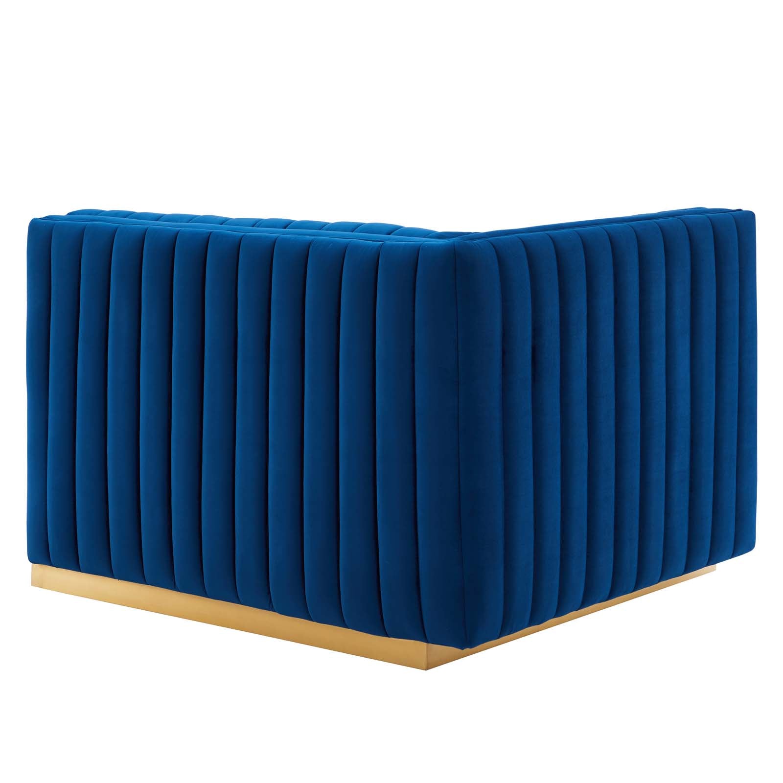 Conjure Channel Tufted Performance Velvet Loveseat By HouseBean