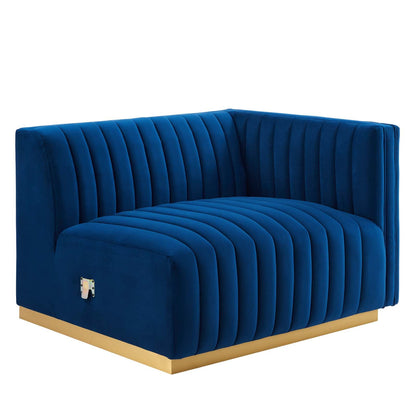 Conjure Channel Tufted Performance Velvet Loveseat By HouseBean