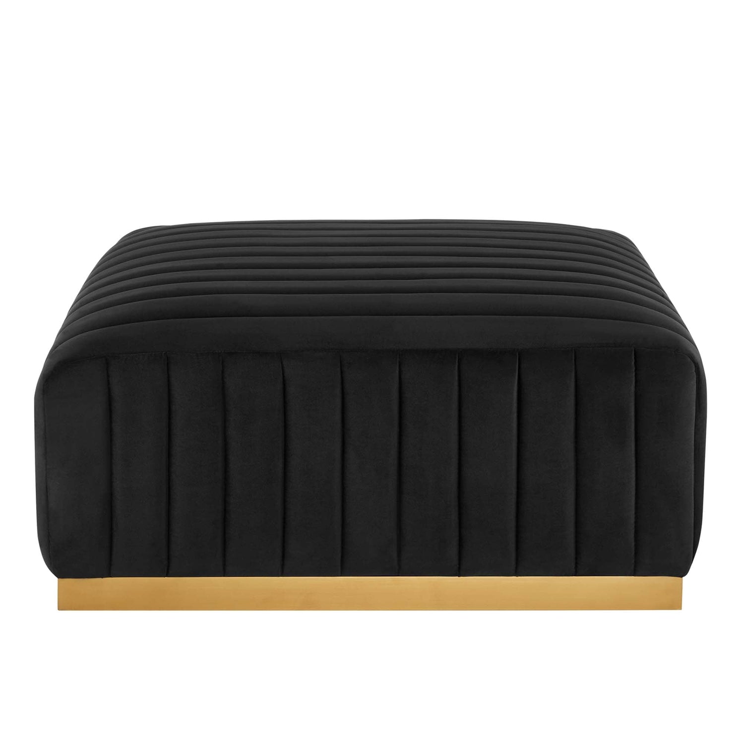 Conjure 4-Piece Channel Tufted Performance Velvet Sectional by Modway