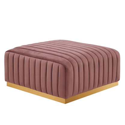 Conjure 4-Piece Channel Tufted Performance Velvet Sectional by Modway