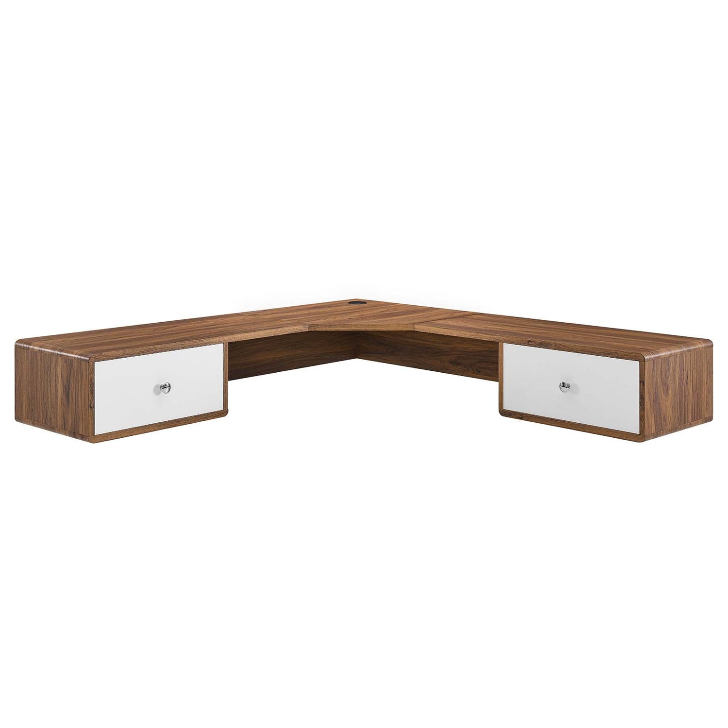 Transmit 55&quot; Wall Mount Corner Wood Office Desk By HouseBean