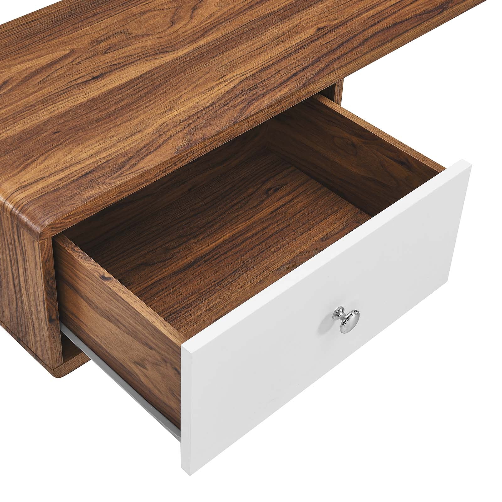 Transmit 55&quot; Wall Mount Corner Wood Office Desk By HouseBean