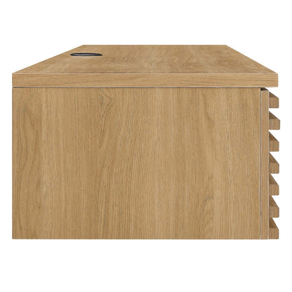 Render Wall Mount Wood Office Desk By HouseBean