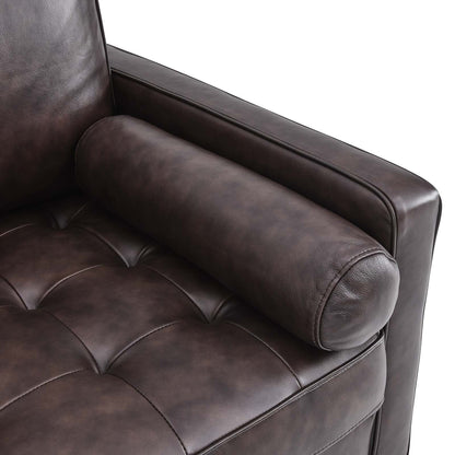 Valour Leather Armchair By HouseBean