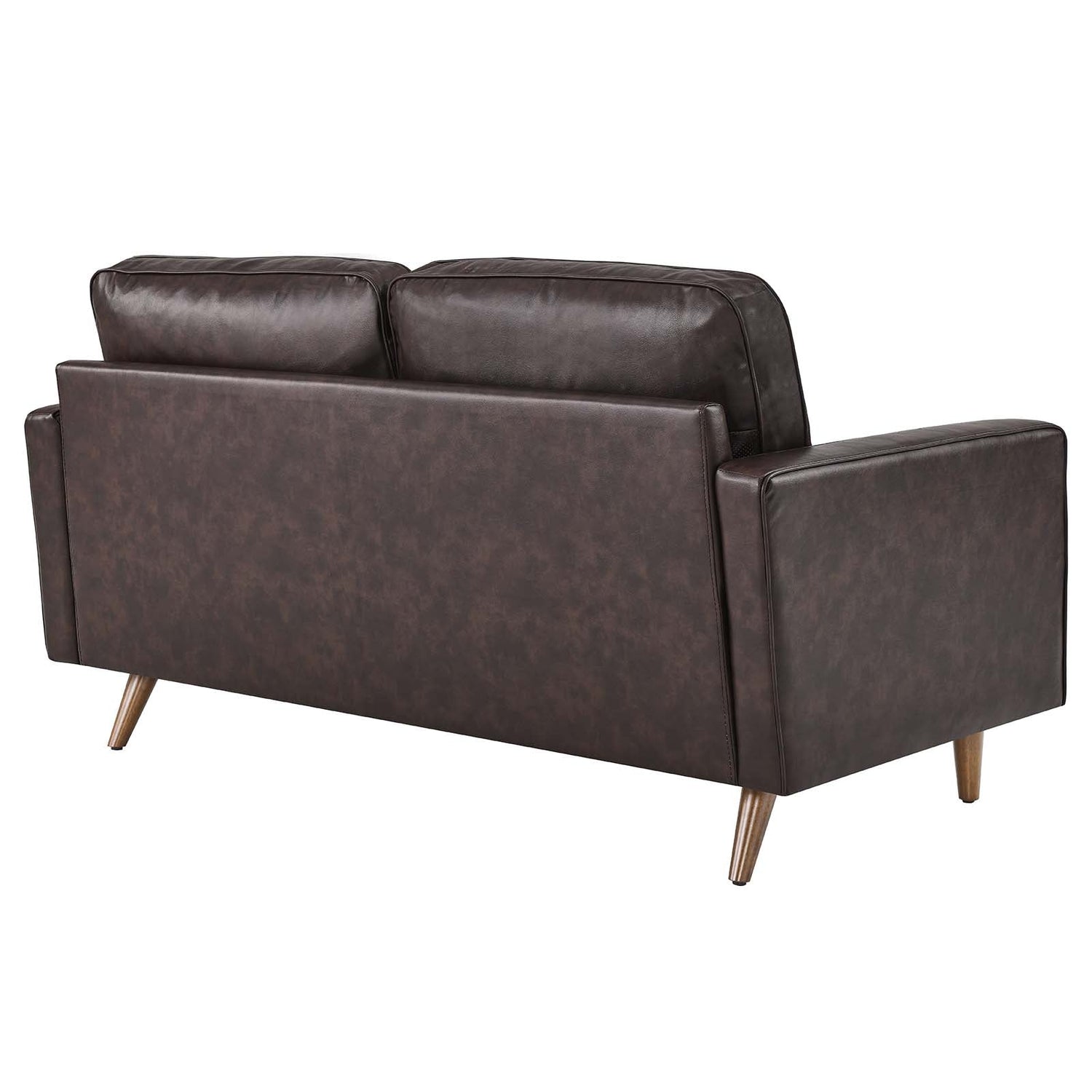 Valour Leather Loveseat By HouseBean