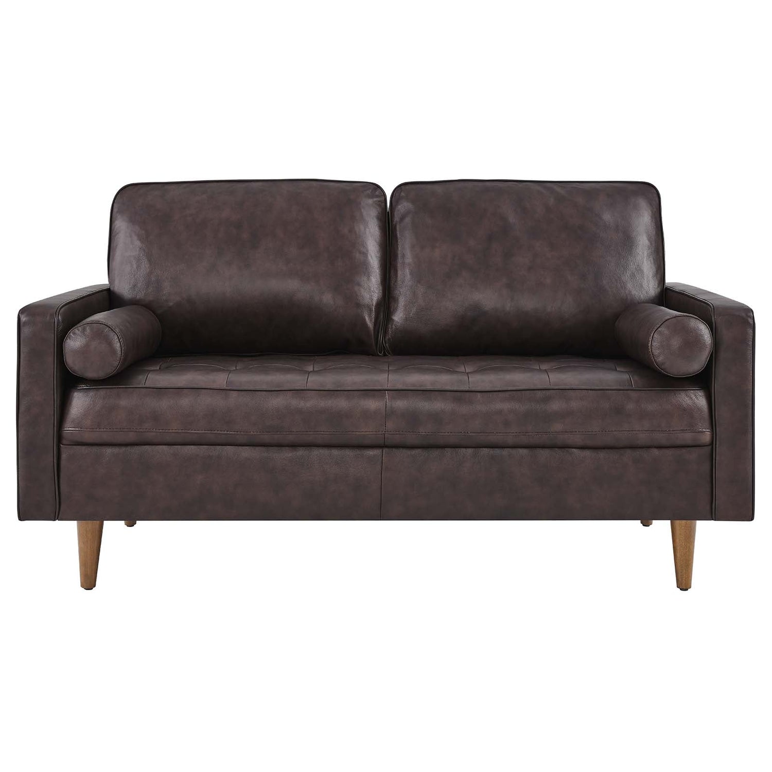 Valour Leather Loveseat By HouseBean