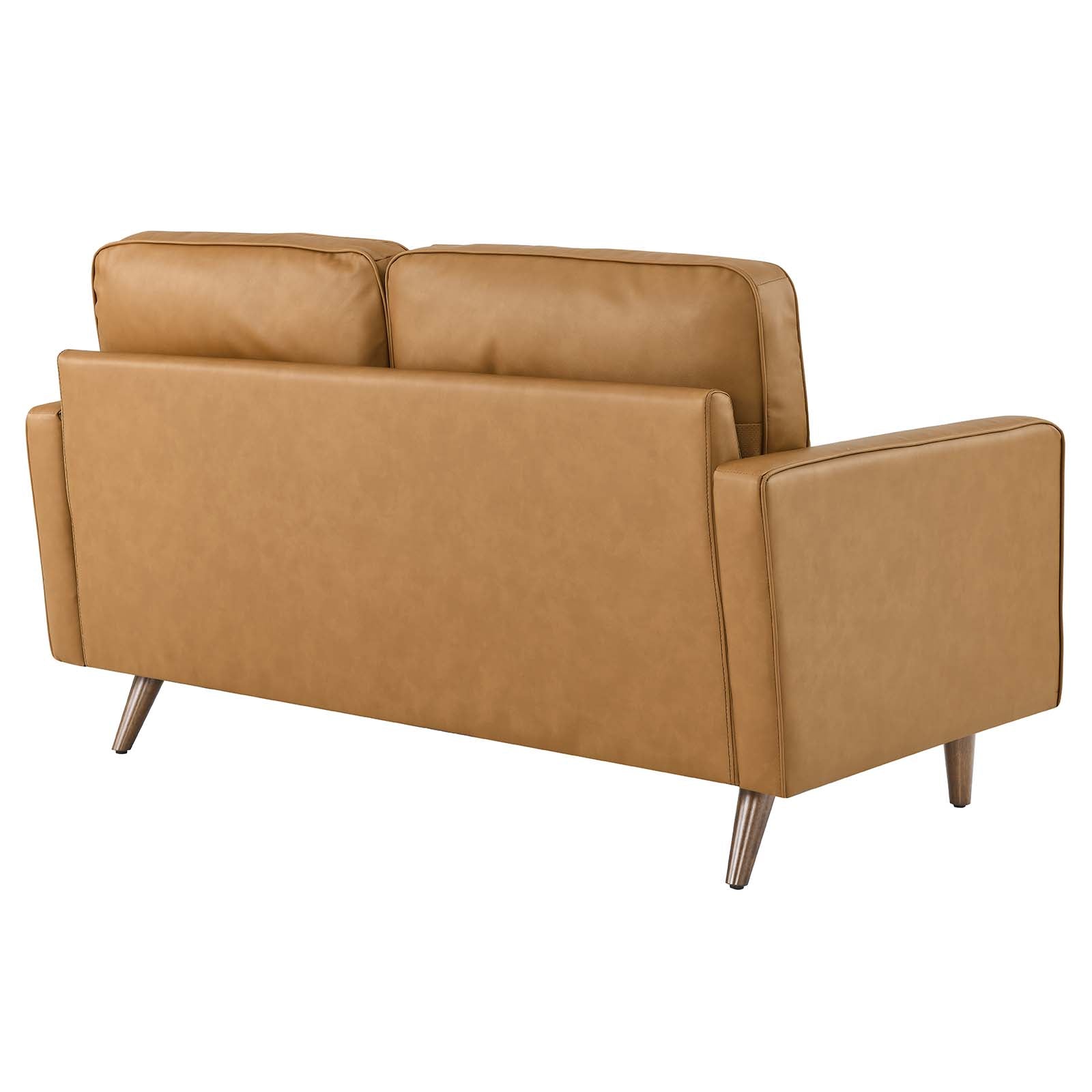 Valour Leather Loveseat By HouseBean