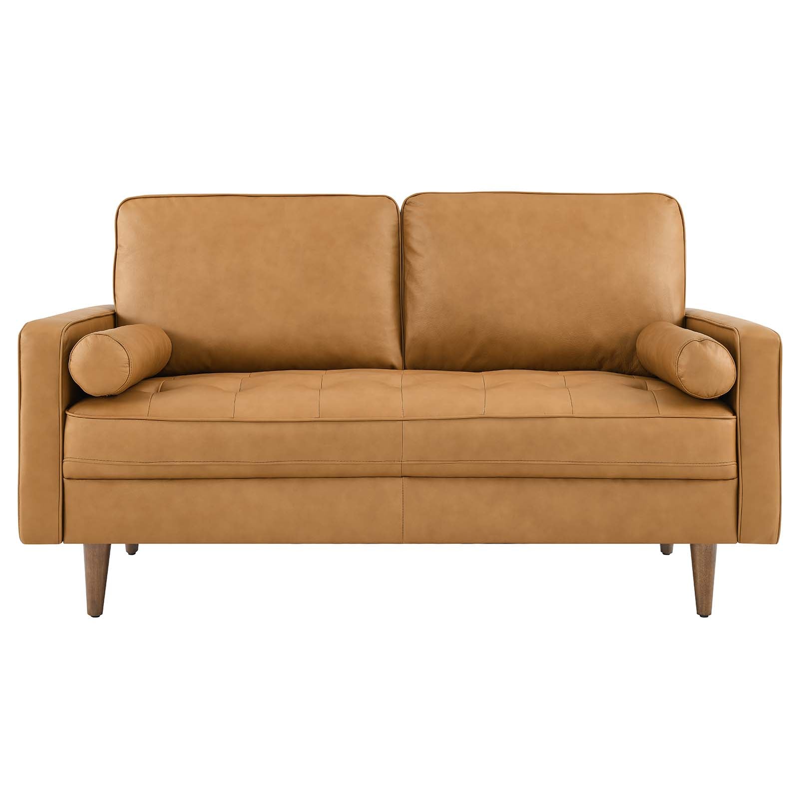 Valour Leather Loveseat By HouseBean