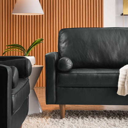 Valour 88&quot; Leather Sofa by Modway