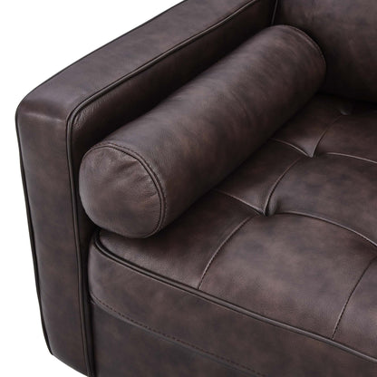 Valour 88&quot; Leather Sofa by Modway