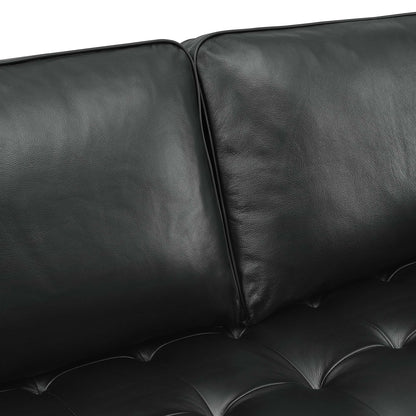Valour 98&quot; Leather Sectional Sofa by Modway