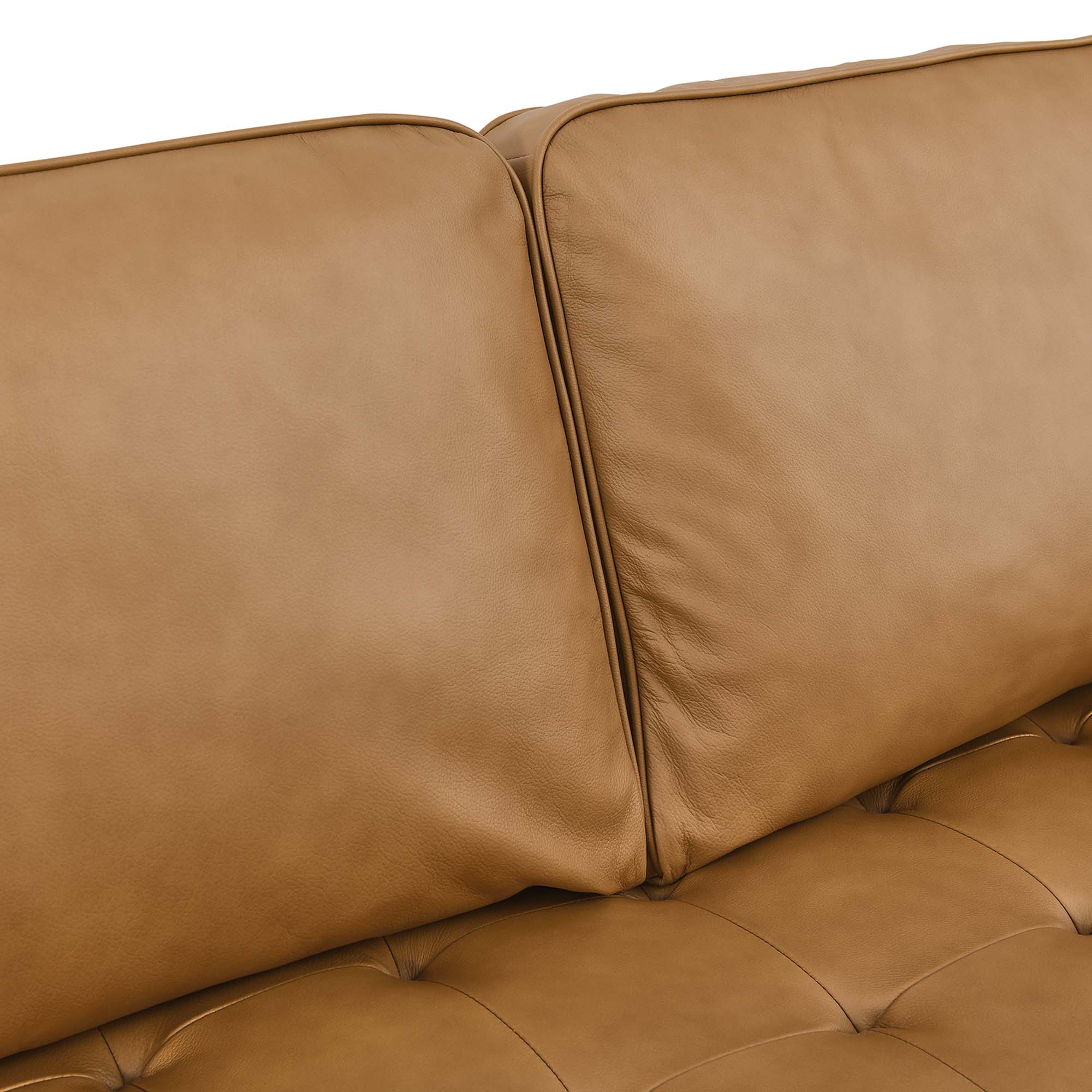 Valour 98&quot; Leather Sectional Sofa by Modway