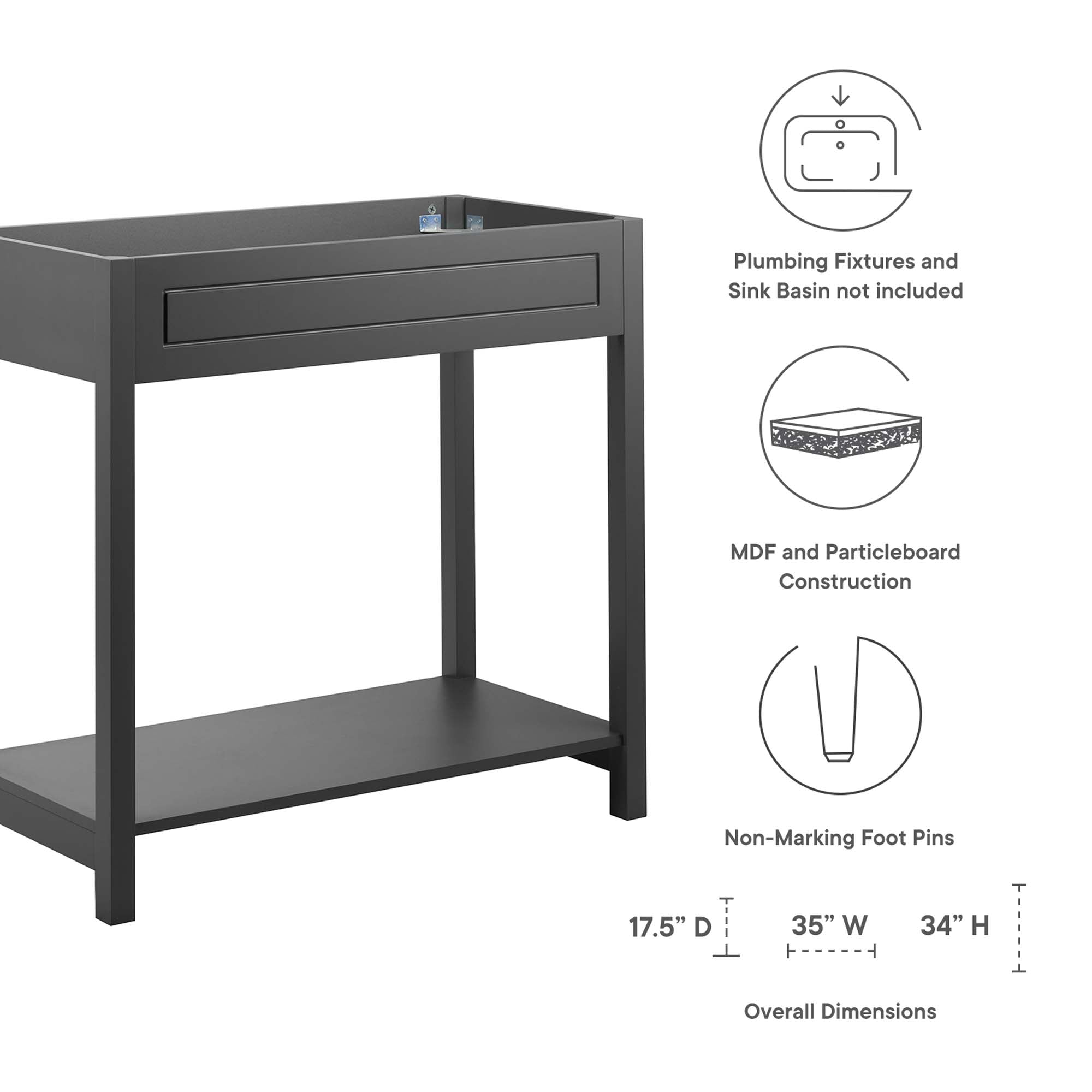 Altura Bathroom Cabinet Basin Not Included By HouseBean