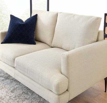 Evermore Upholstered Fabric Loveseat By HouseBean