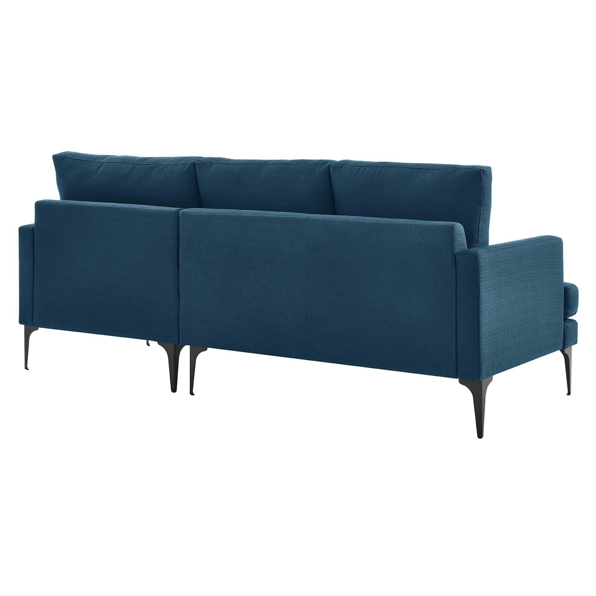 Evermore Right-Facing Upholstered Fabric Sectional Sofa by Modway