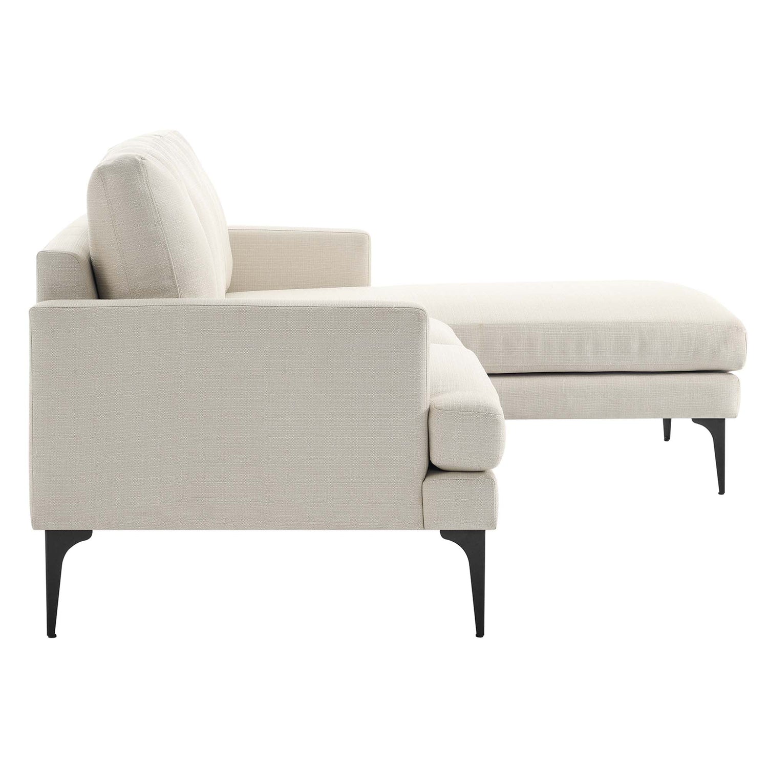 Evermore Right-Facing Upholstered Fabric Sectional Sofa by Modway