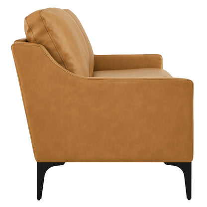 Corland Leather Sofa by Modway