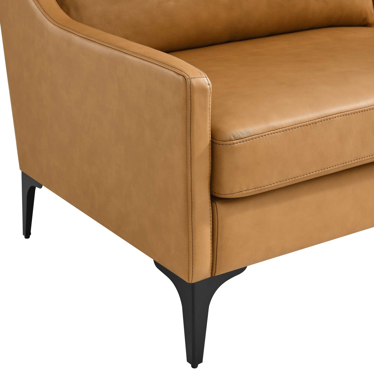 Corland Leather Sofa by Modway