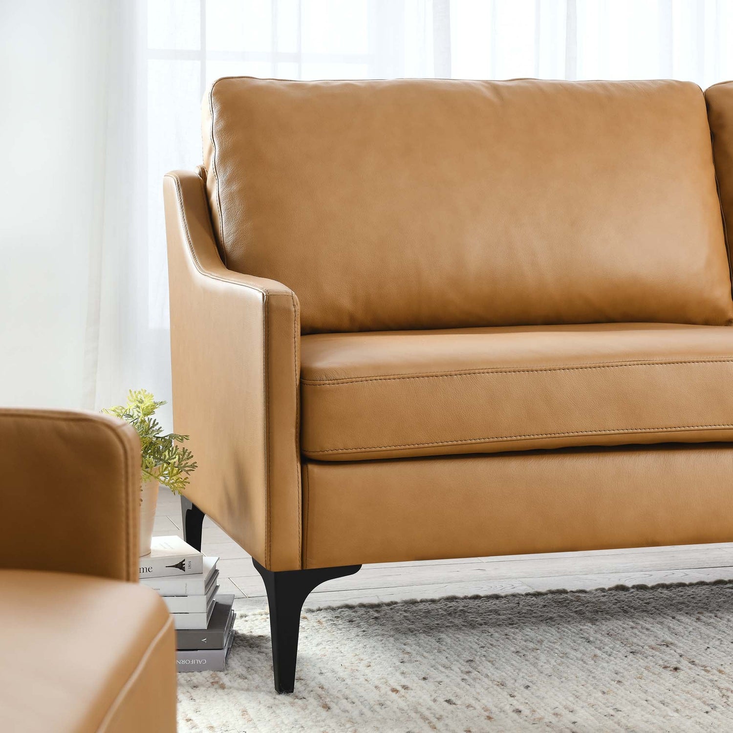 Corland Leather Sofa by Modway