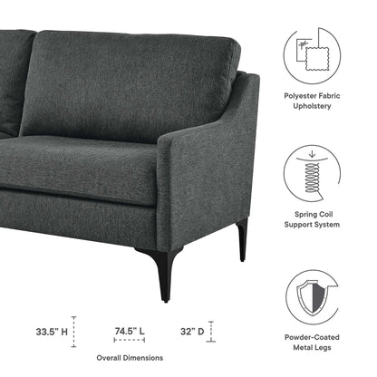 Corland Upholstered Fabric Sofa by Modway