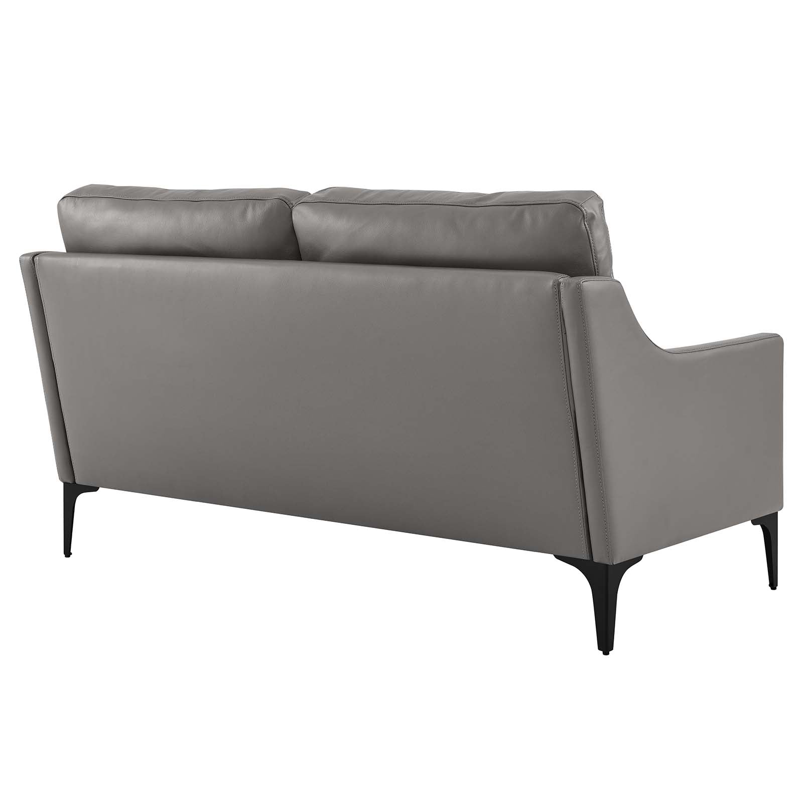 Corland Leather Loveseat By HouseBean