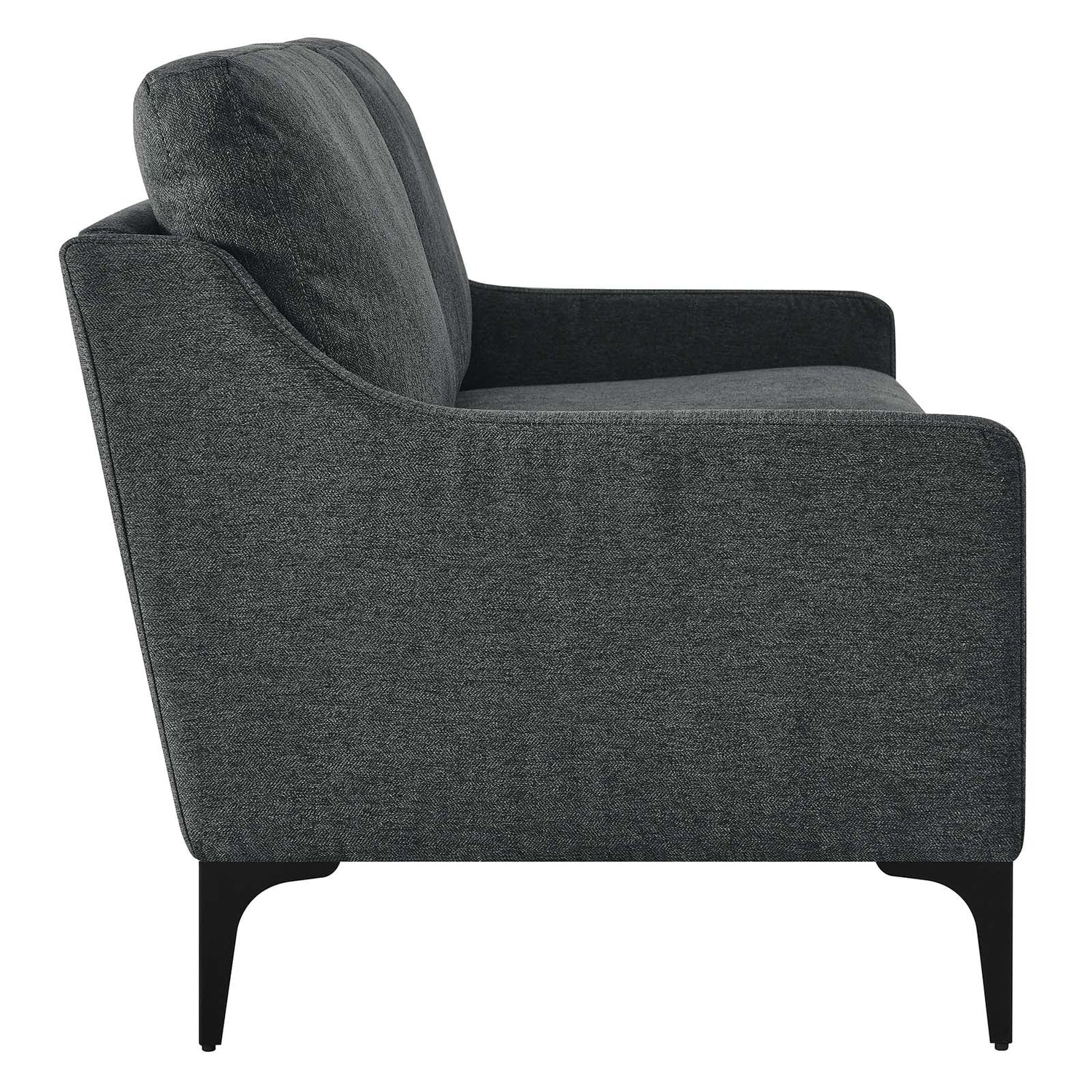 Corland Upholstered Fabric Loveseat By HouseBean