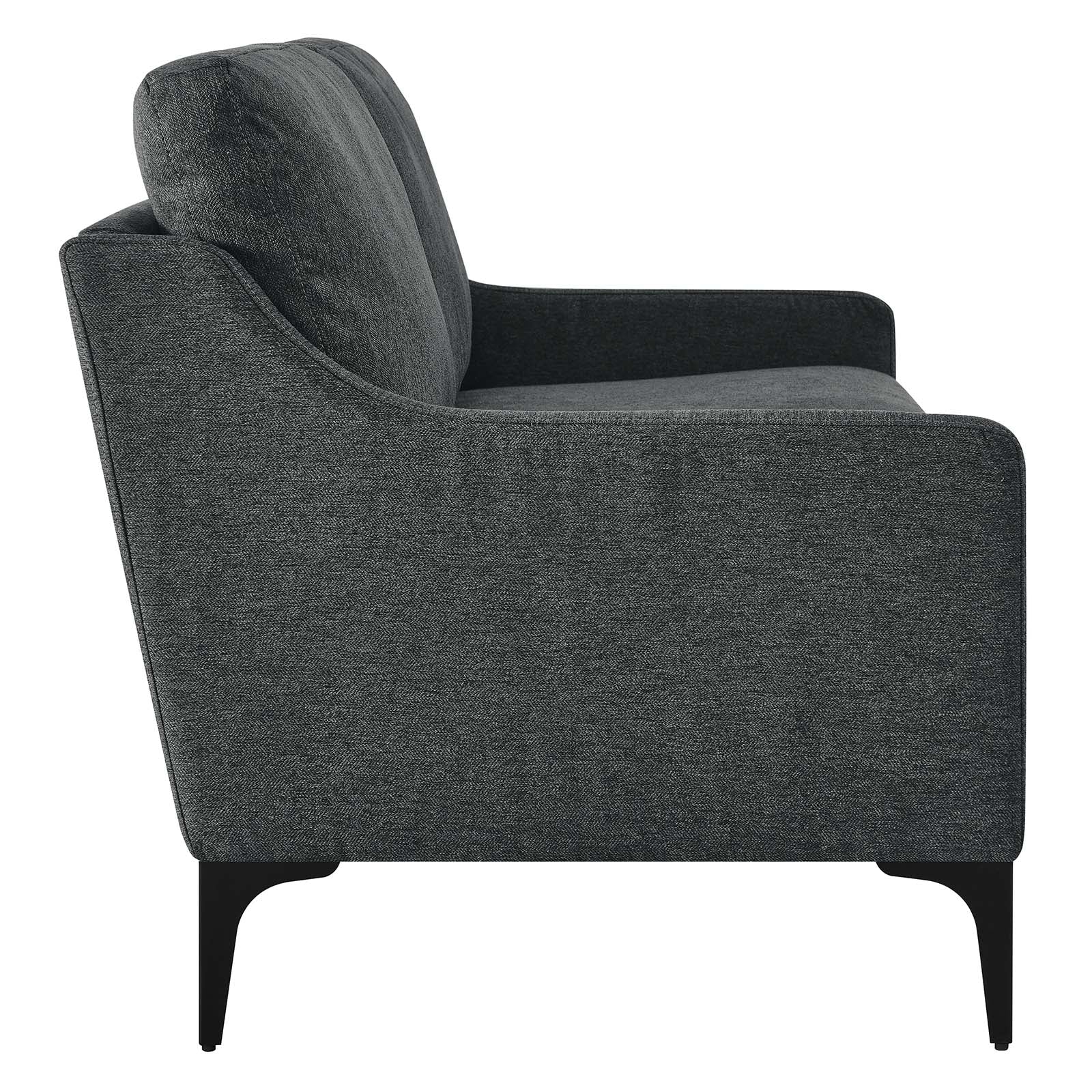 Corland Upholstered Fabric Loveseat By HouseBean