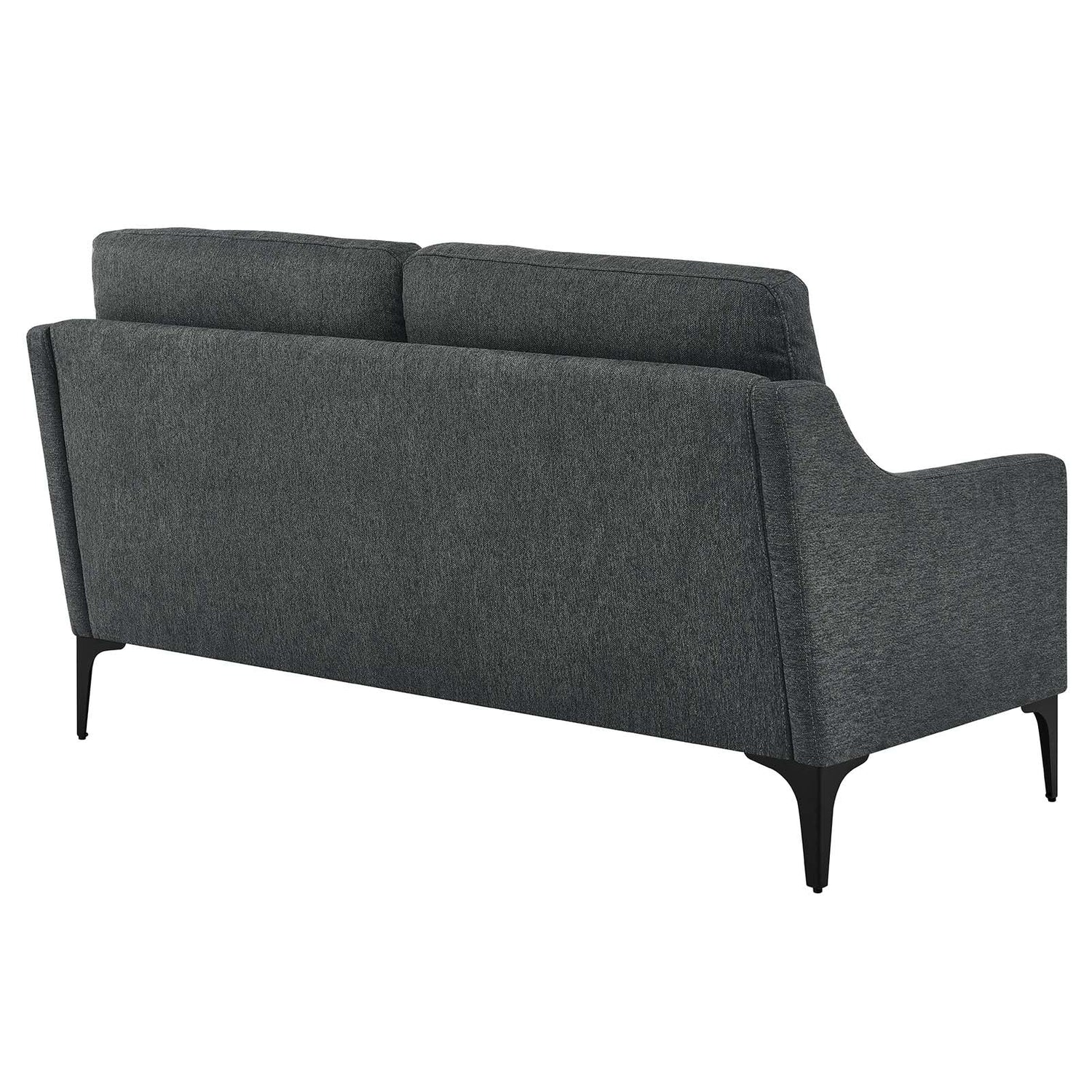 Corland Upholstered Fabric Loveseat By HouseBean