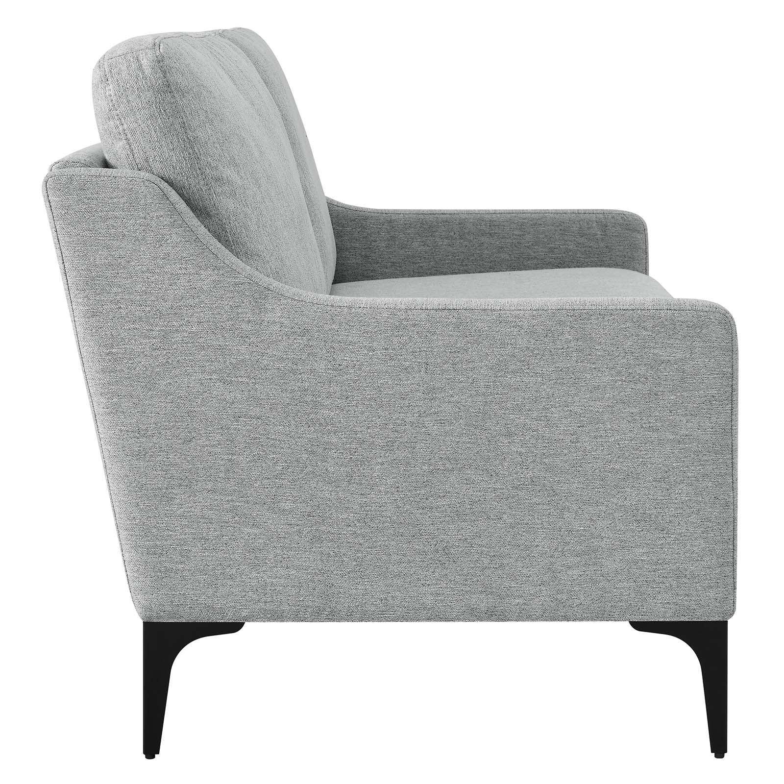 Corland Upholstered Fabric Loveseat By HouseBean