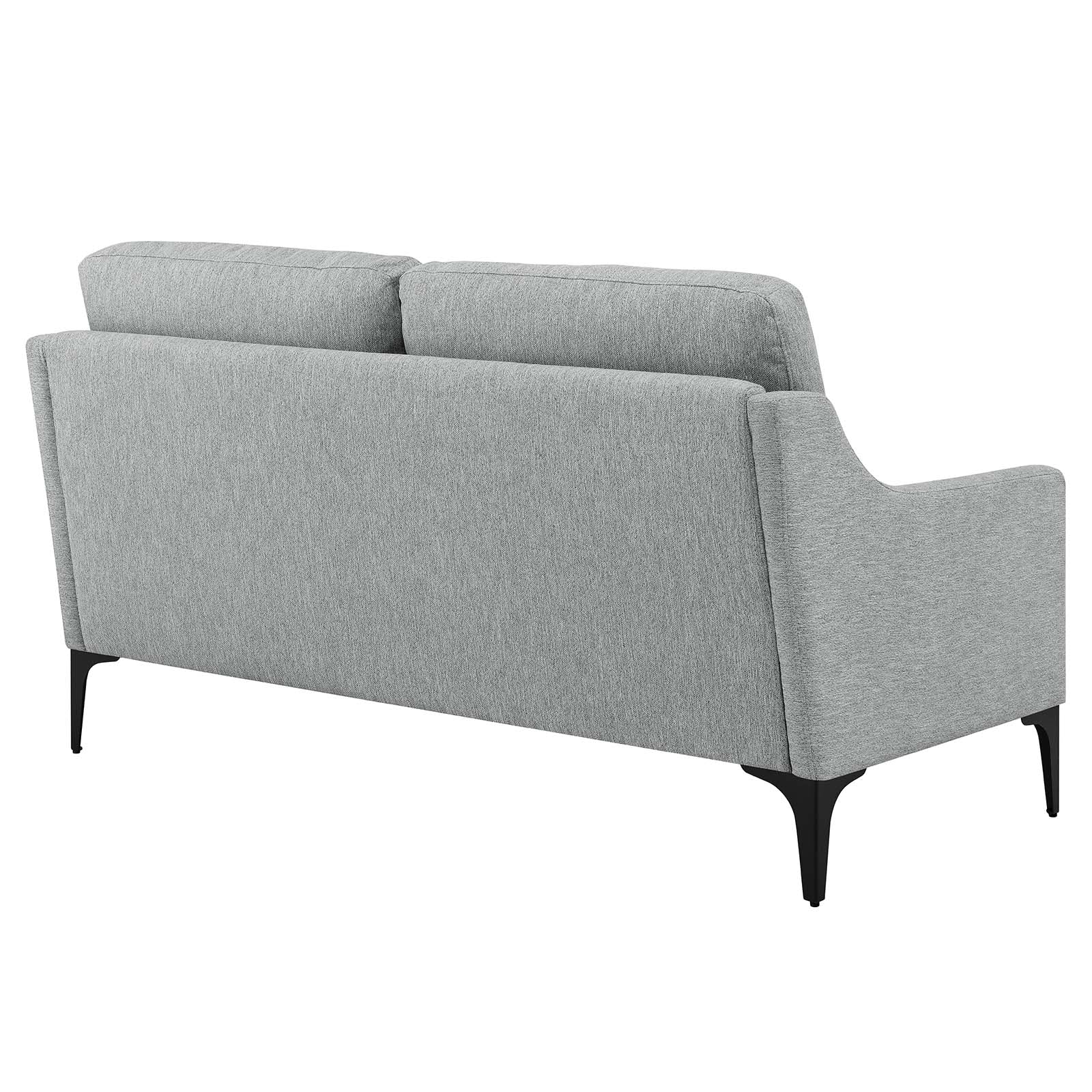 Corland Upholstered Fabric Loveseat By HouseBean