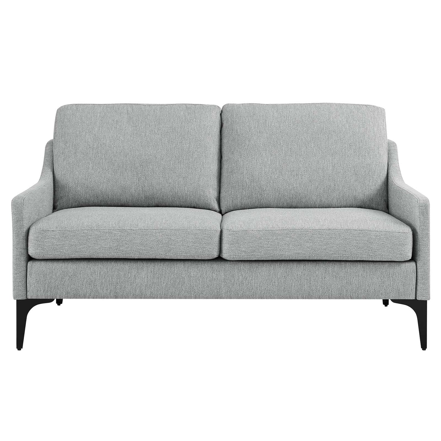 Corland Upholstered Fabric Loveseat By HouseBean