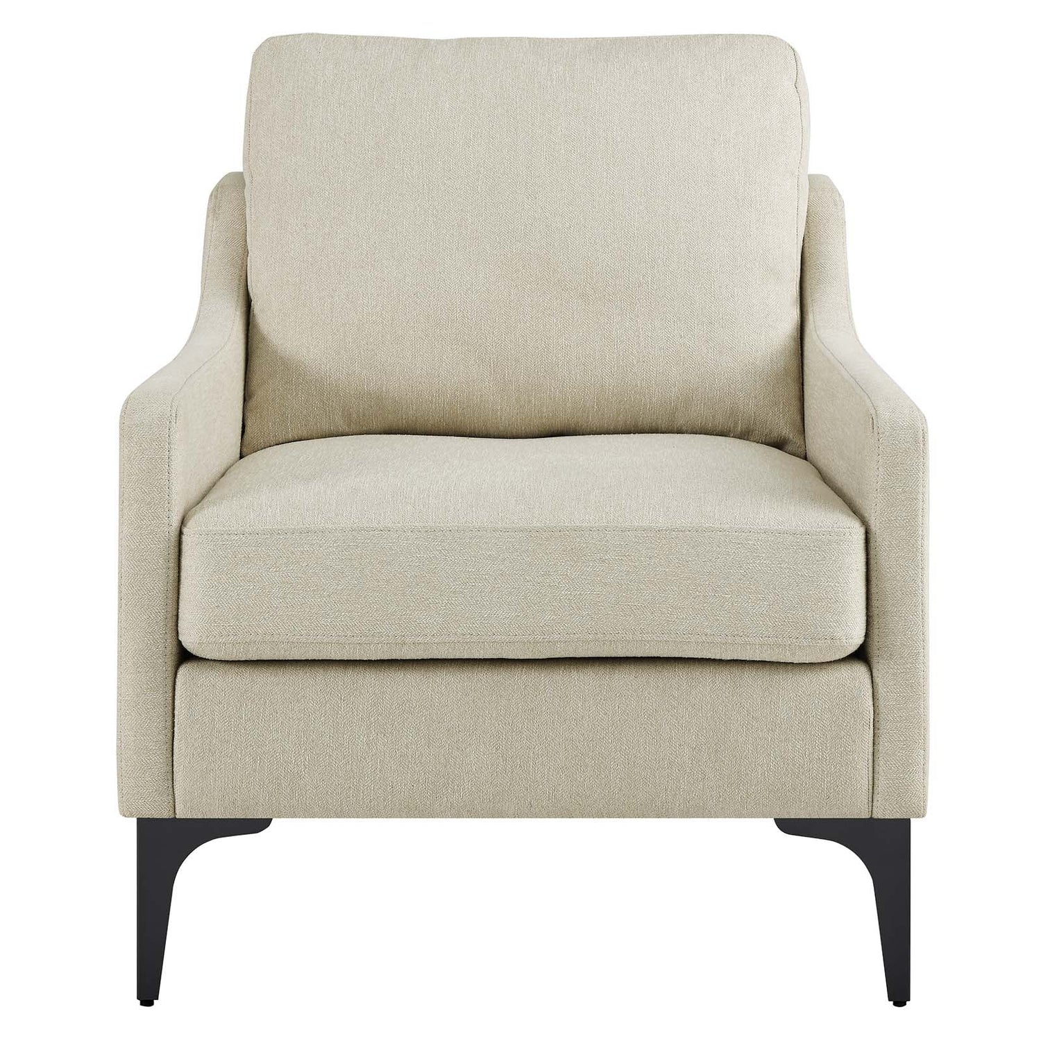 Corland Upholstered Fabric Armchair By HouseBean