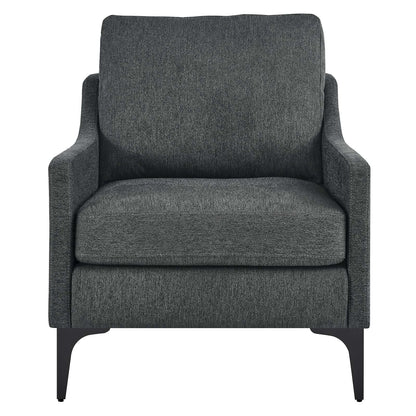 Corland Upholstered Fabric Armchair By HouseBean